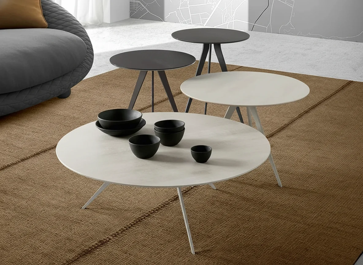 Mesa Luma Redonda Cerámico