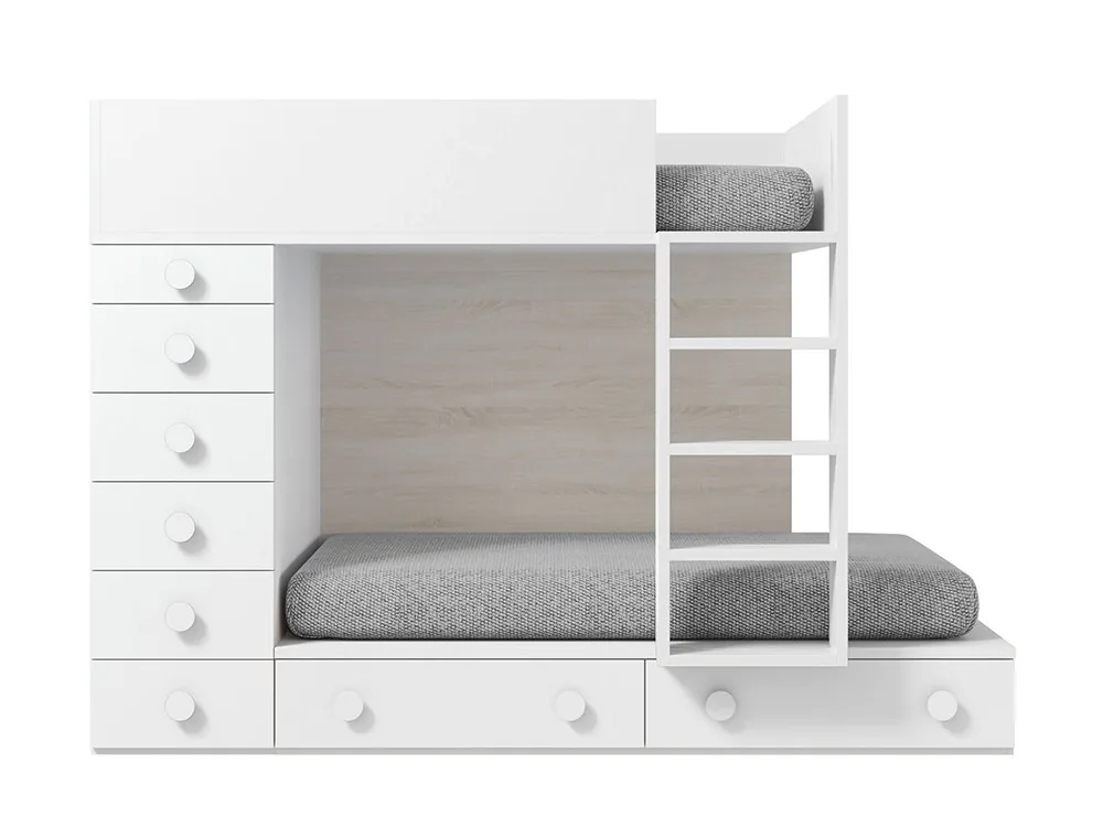 Litera tren Pixi con cajones