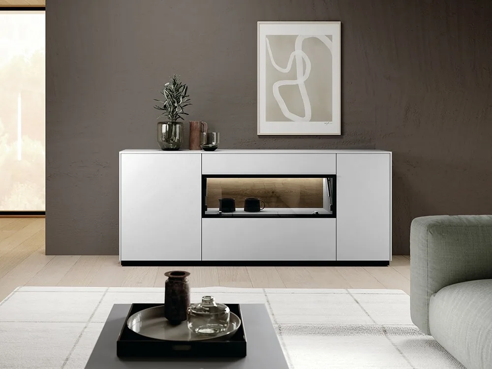 Aparador con vitrina Nova 06