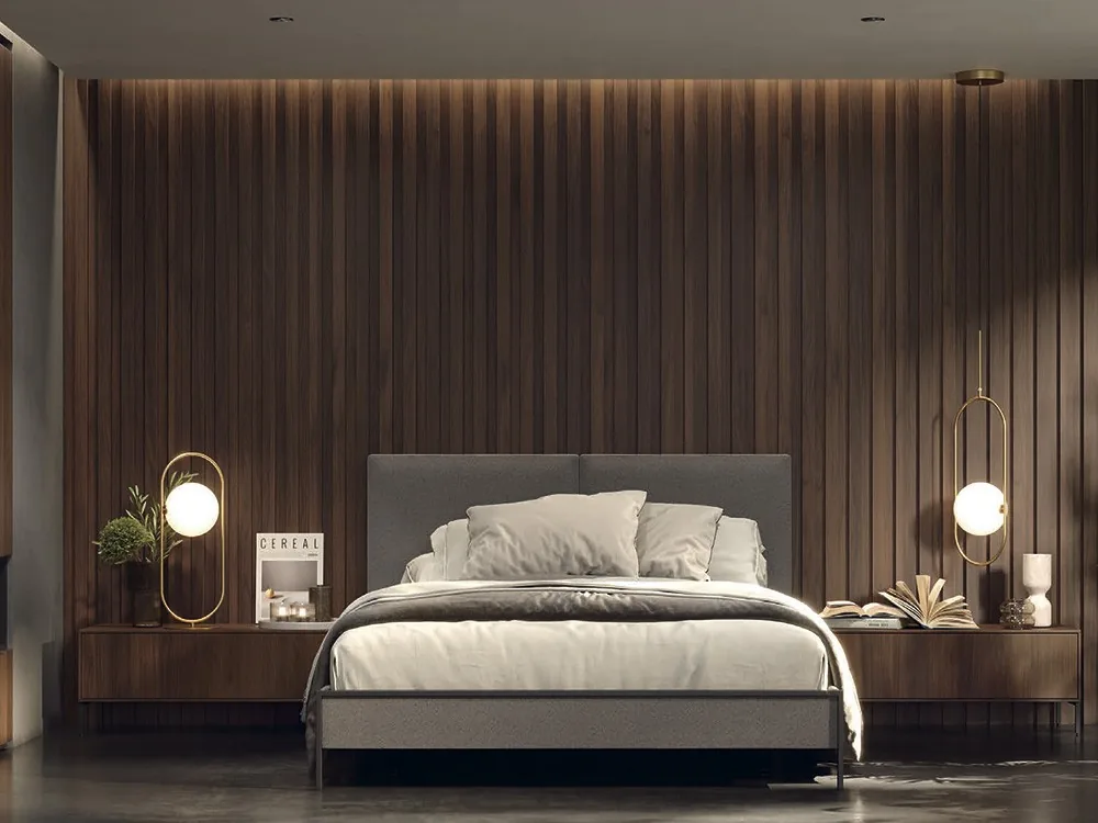 [12419] Panel alistonado para dormitorio Cima