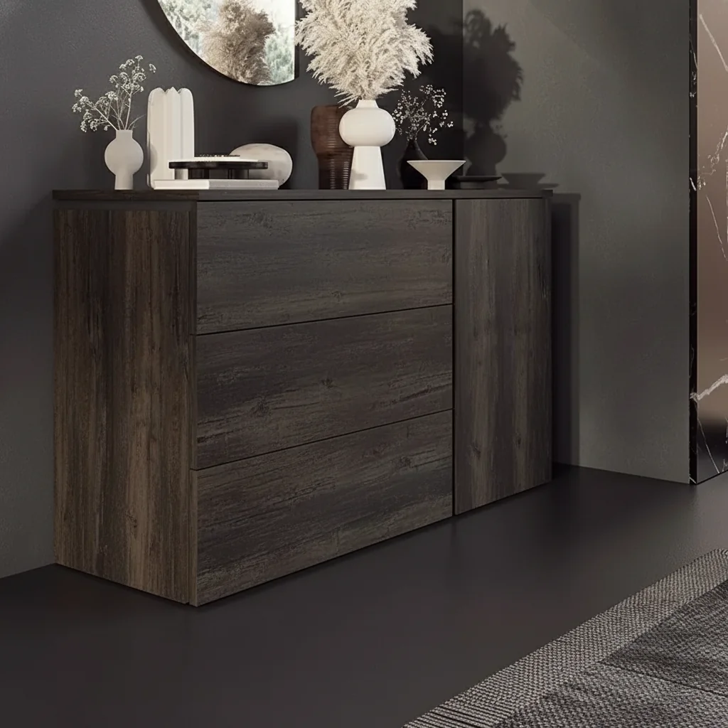 Cómoda Livia Olea 03 (Roble nero)