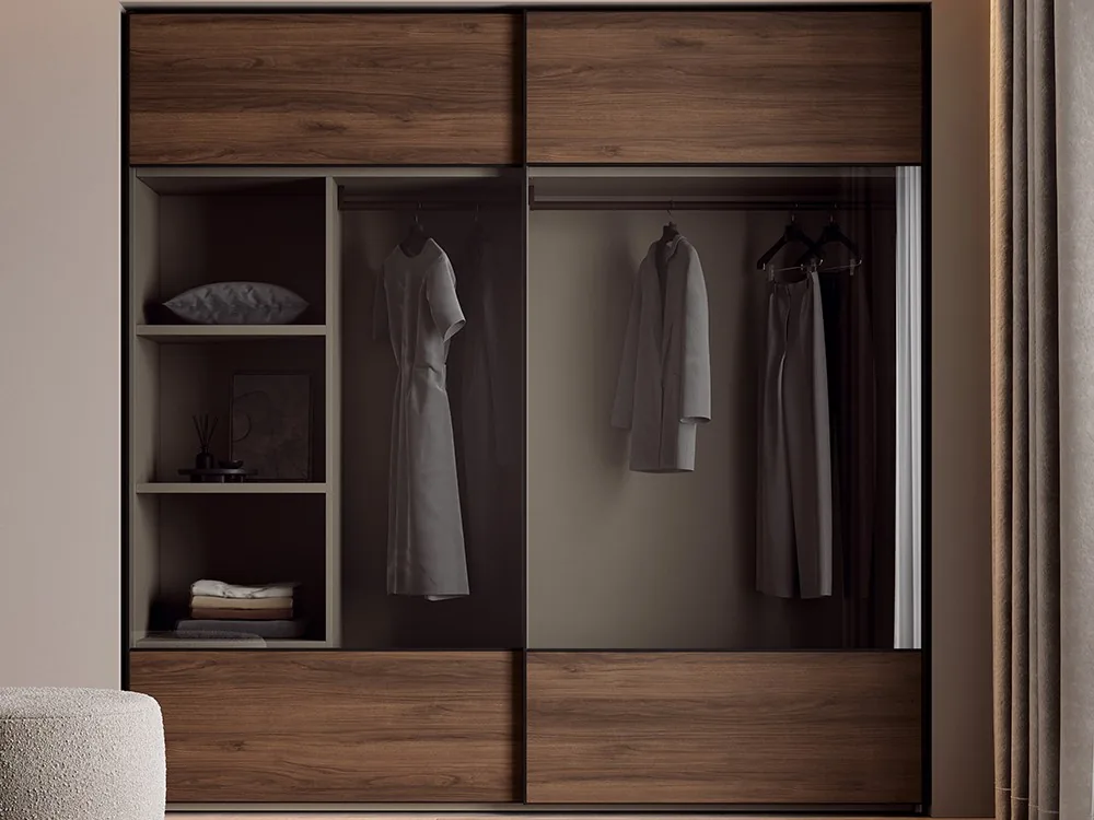 Armario puertas vitrina correderas 07