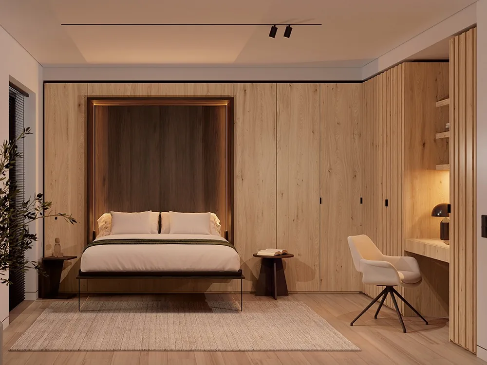 Cama abatible 150cm Tiana 09