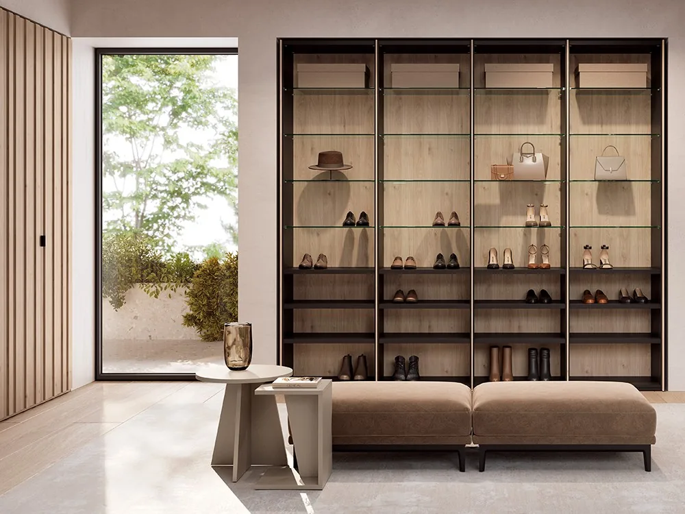 Armario zapatero abierto 11