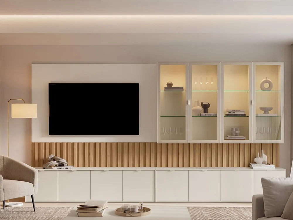 Composición para salón con panel Argos 07