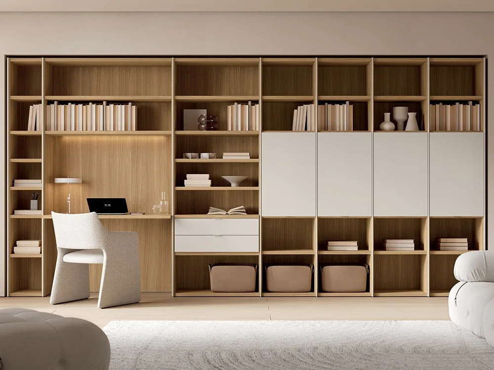 [15006] Librería con escritorio 02