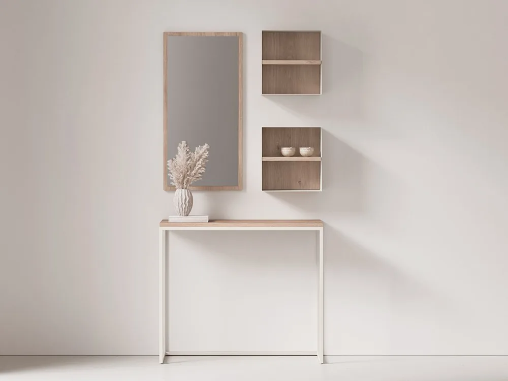 Mueble recibidor con espejo 02
