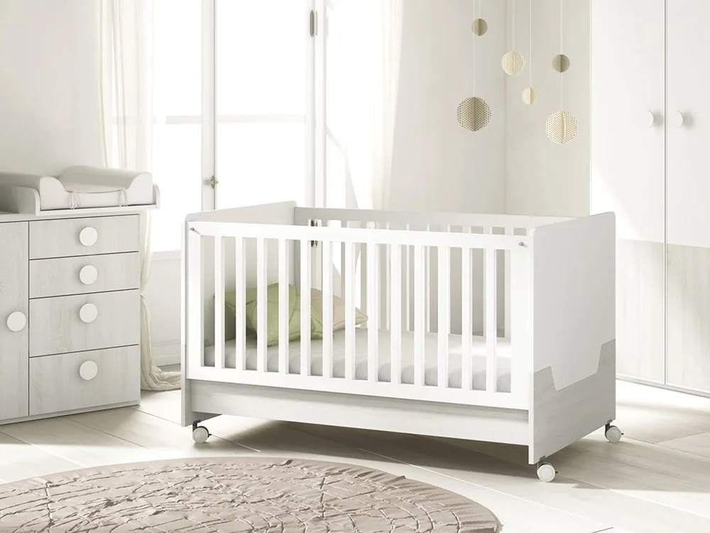 Cuna evolutiva con ruedas Noa Nido Mini01