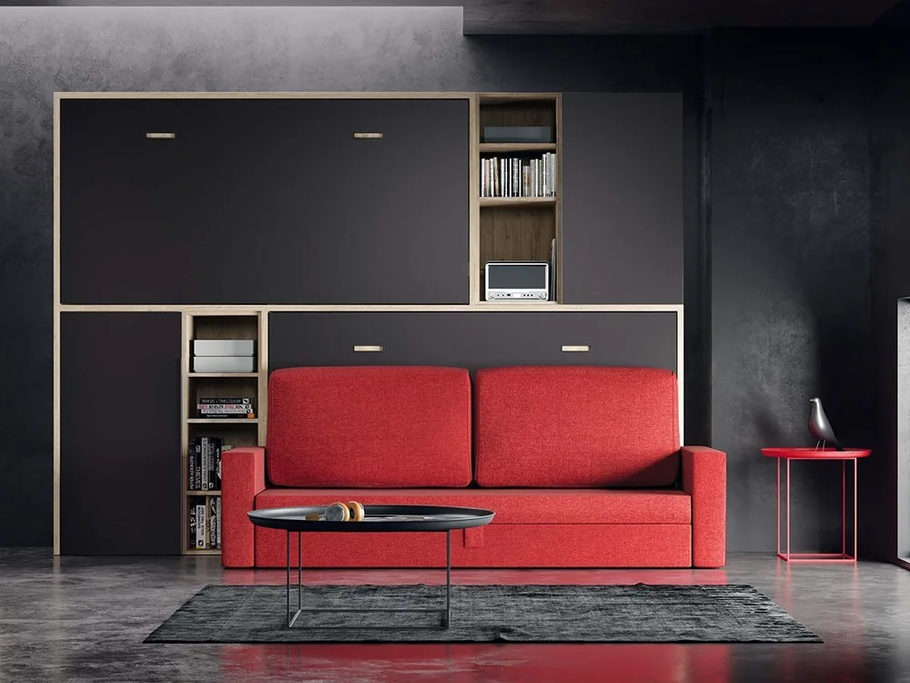 Litera tren abatible y sofá Nido-17