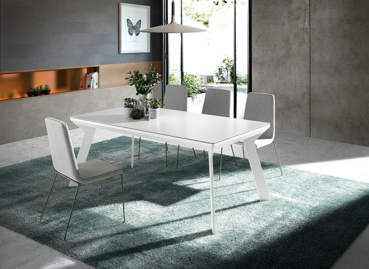 Mesa Fija Mara Porcelánico (Blanco)