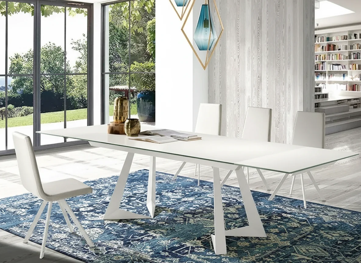 Mesa Fija Atenea Porcelánico (Blanco)