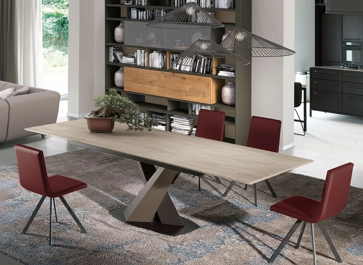 Mesa Fija Tauro Porcelánico (Lino)