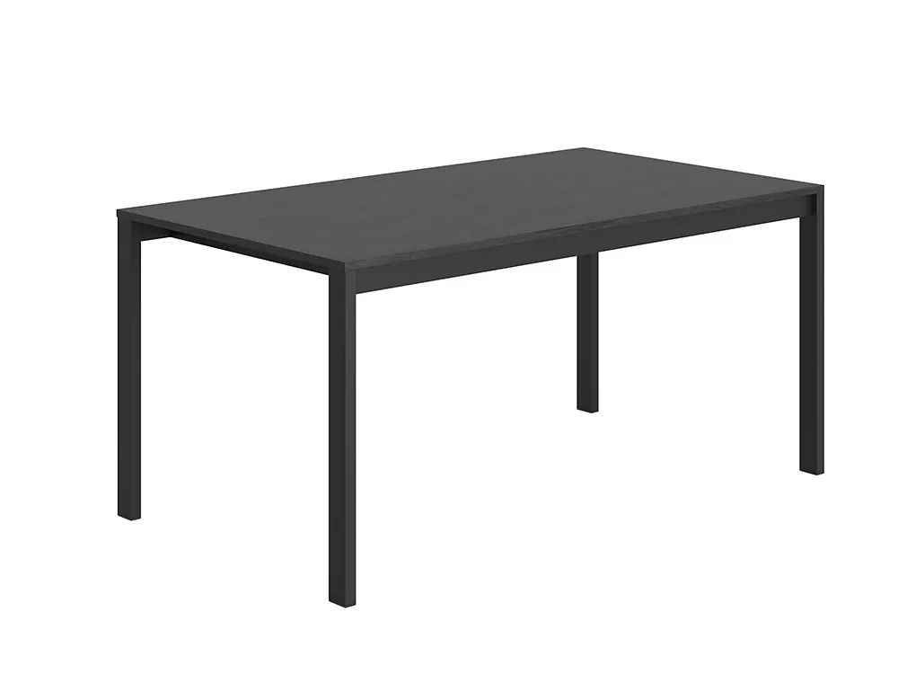 Mesa de comedor fija Livia (Roble nero)
