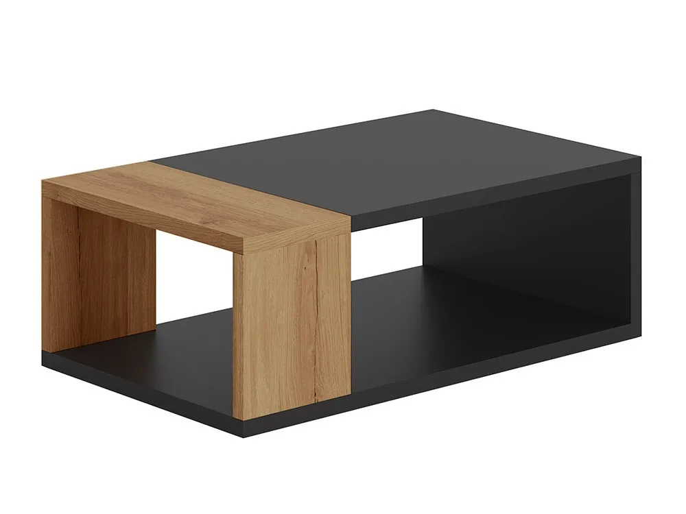 Mesa de centro con cubo lateral Arco