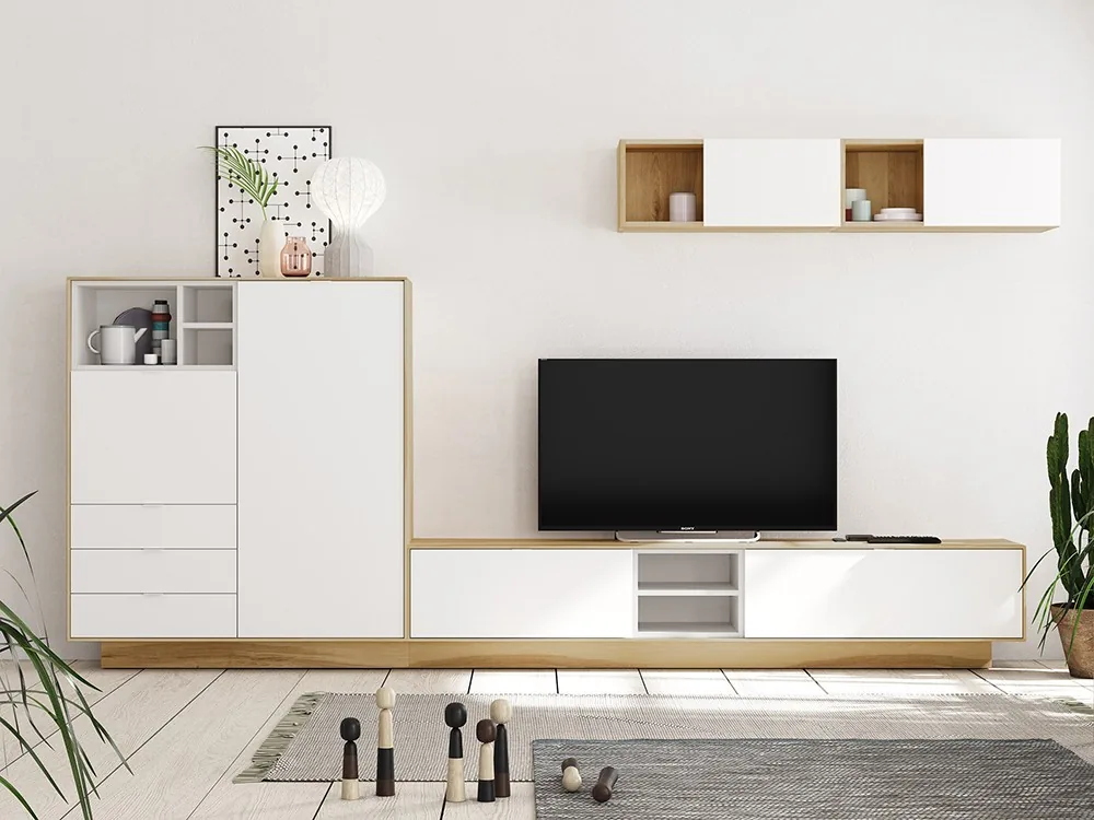 Composición de mueble para tv Argos 09