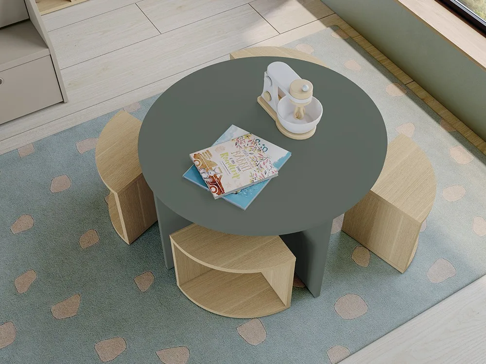 Mesa infantil Mini Stay (Moss)