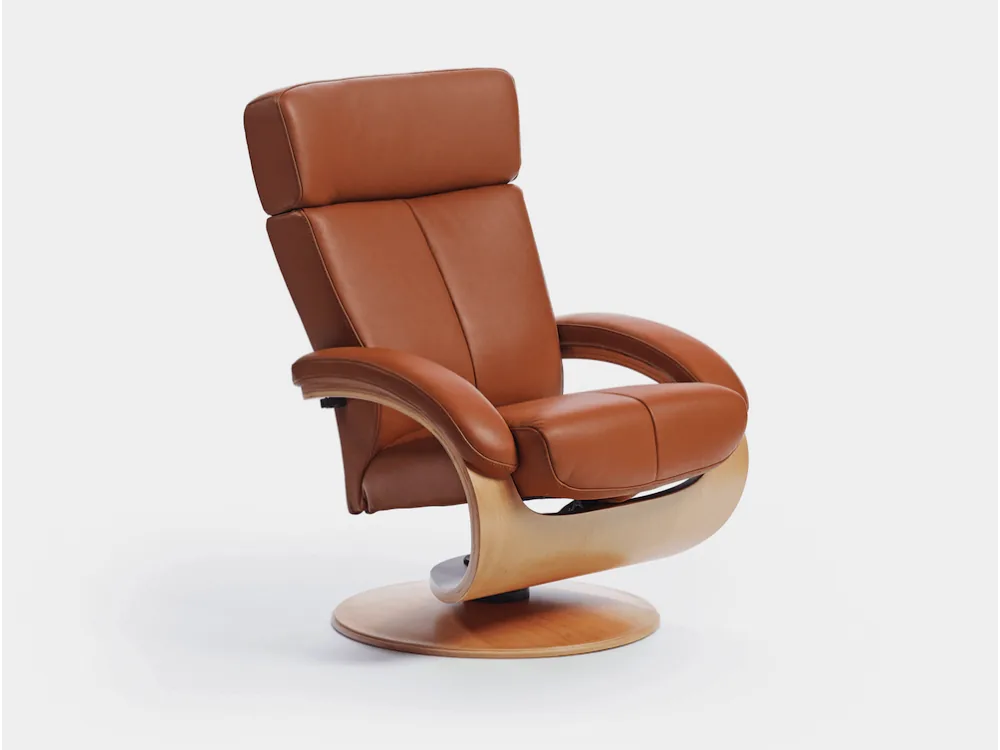 [8306] Butaca reclinable y giratoria Lido Piel