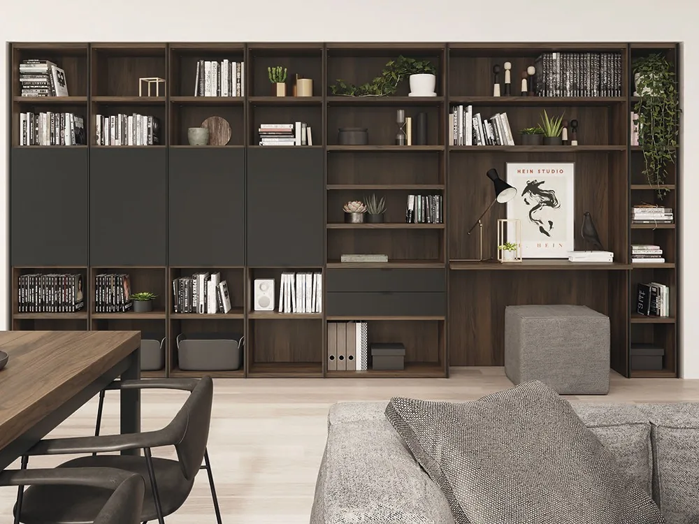 Librería con escritorio Vento Vesta Concept